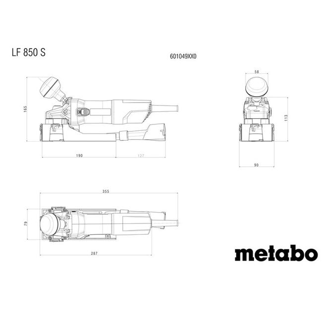Fraiseuse à bois Metabo LF 850 S 80mm 850W avec coffret metaBOX 145 et accessoires – Image 2