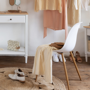 Chaise "Taho" 44cm blanc - Atmosphera créateur d'intérieur