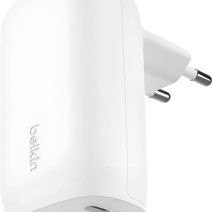 Belkin - Chargeur BOOSTCHARGE 3 Porto USB-C 67 watts - Convient pour iPhone, Samsung, ordinateurs portables, Tablettes