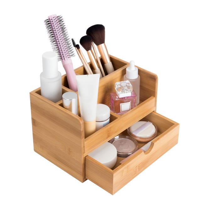 Organiseur jaune / doré Bambou SENSEA – Image 4