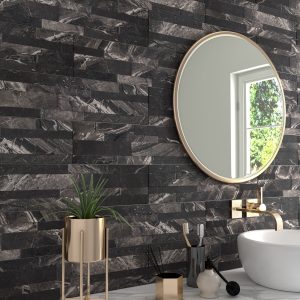 Plaquette de parement grès effet marbre Oakland stone intérieur / extérieur