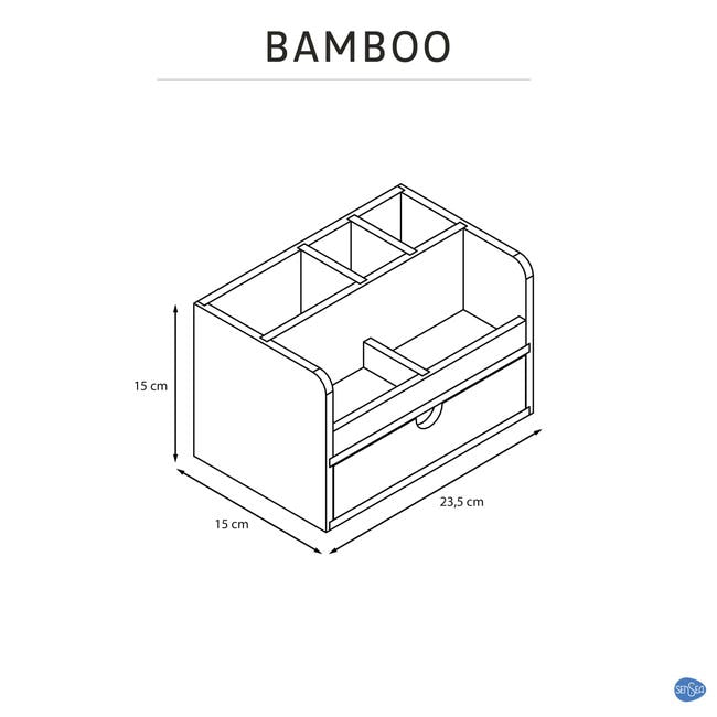 Organiseur jaune / doré Bambou SENSEA – Image 6