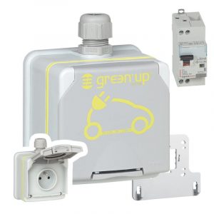 Prise voiture électrique Green'Up Legrand, kit Green'Up Access