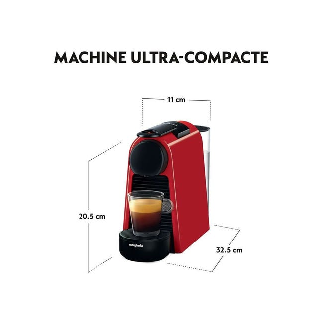 Nespresso MAGIMIX Essenza Mini Rouge 11366 – Image 4