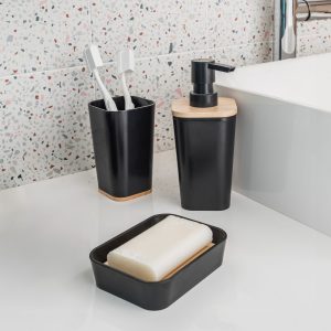 Ensemble d'accessoires de salle de bain Scandi Black SENSEA